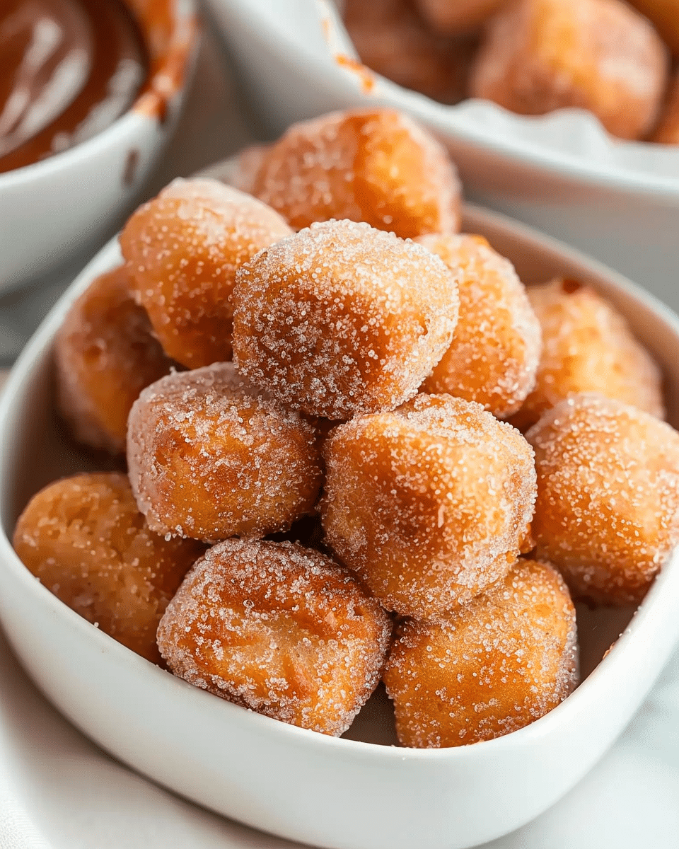 Sweet Air Fryer Churro Bites Recipe