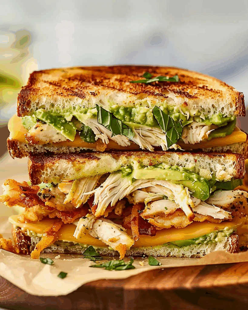 Chicken Avocado Melt Sandwich