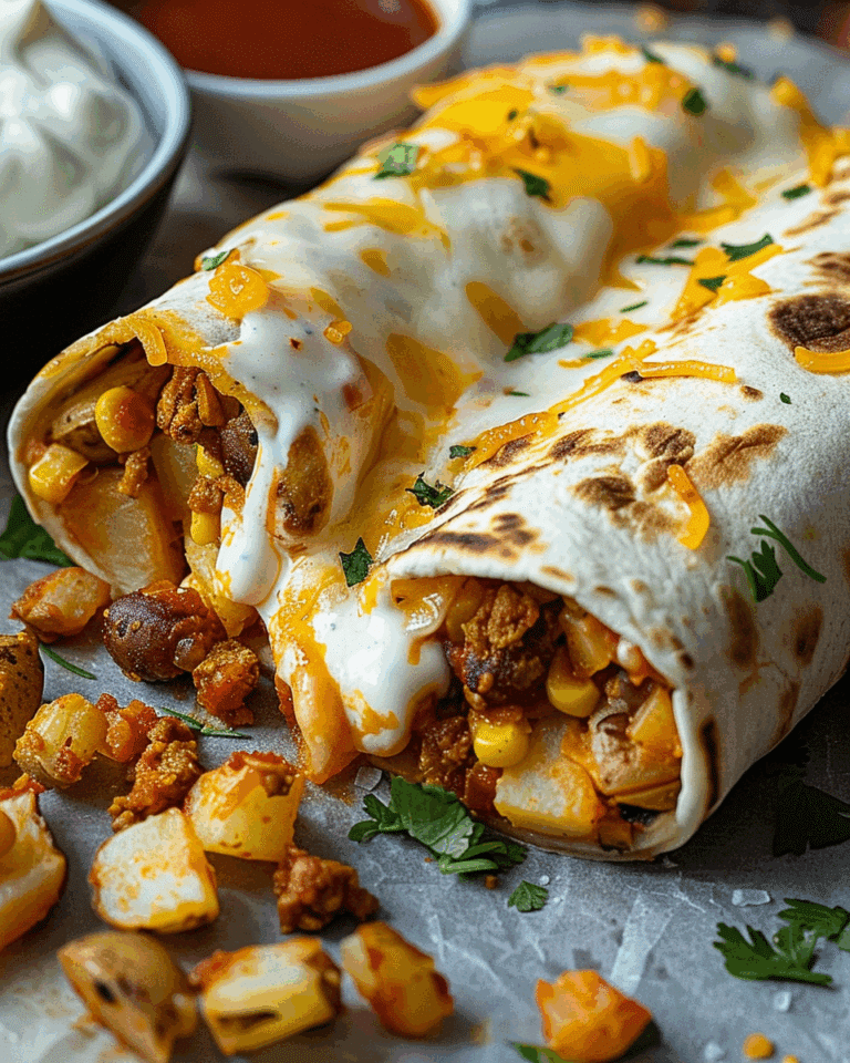 Cheesy Potato Burritos Comfort Meal Recipe