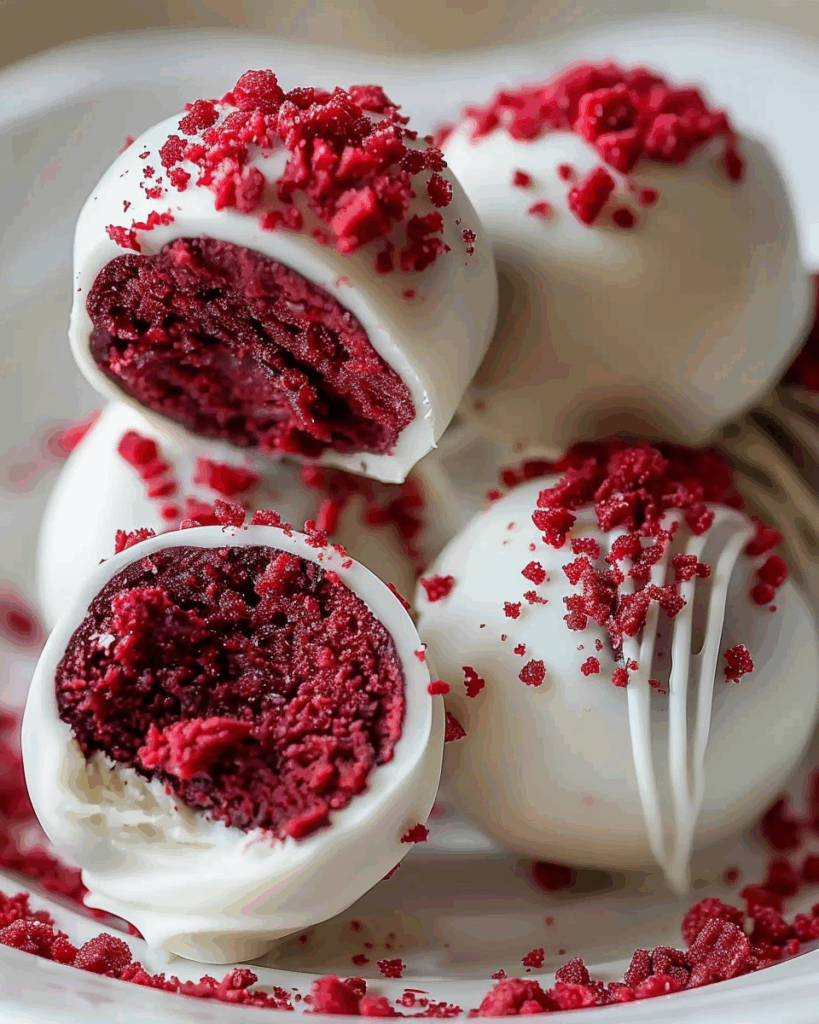 Red Velvet Cake Balls Recipe