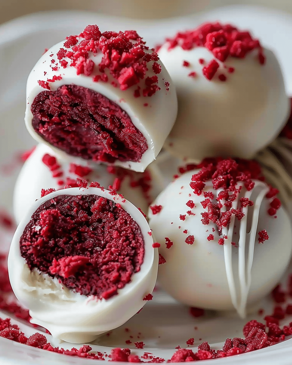 Red Velvet Cake Balls Recipe