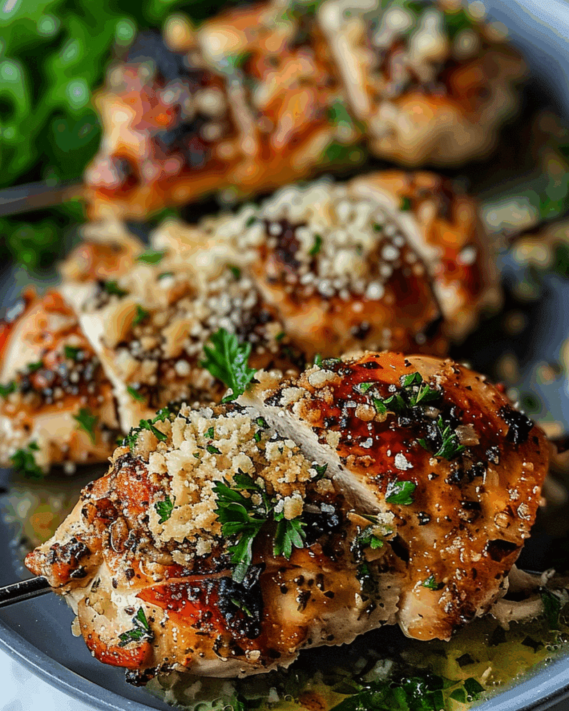 Blackstone Garlic Parmesan Chicken
