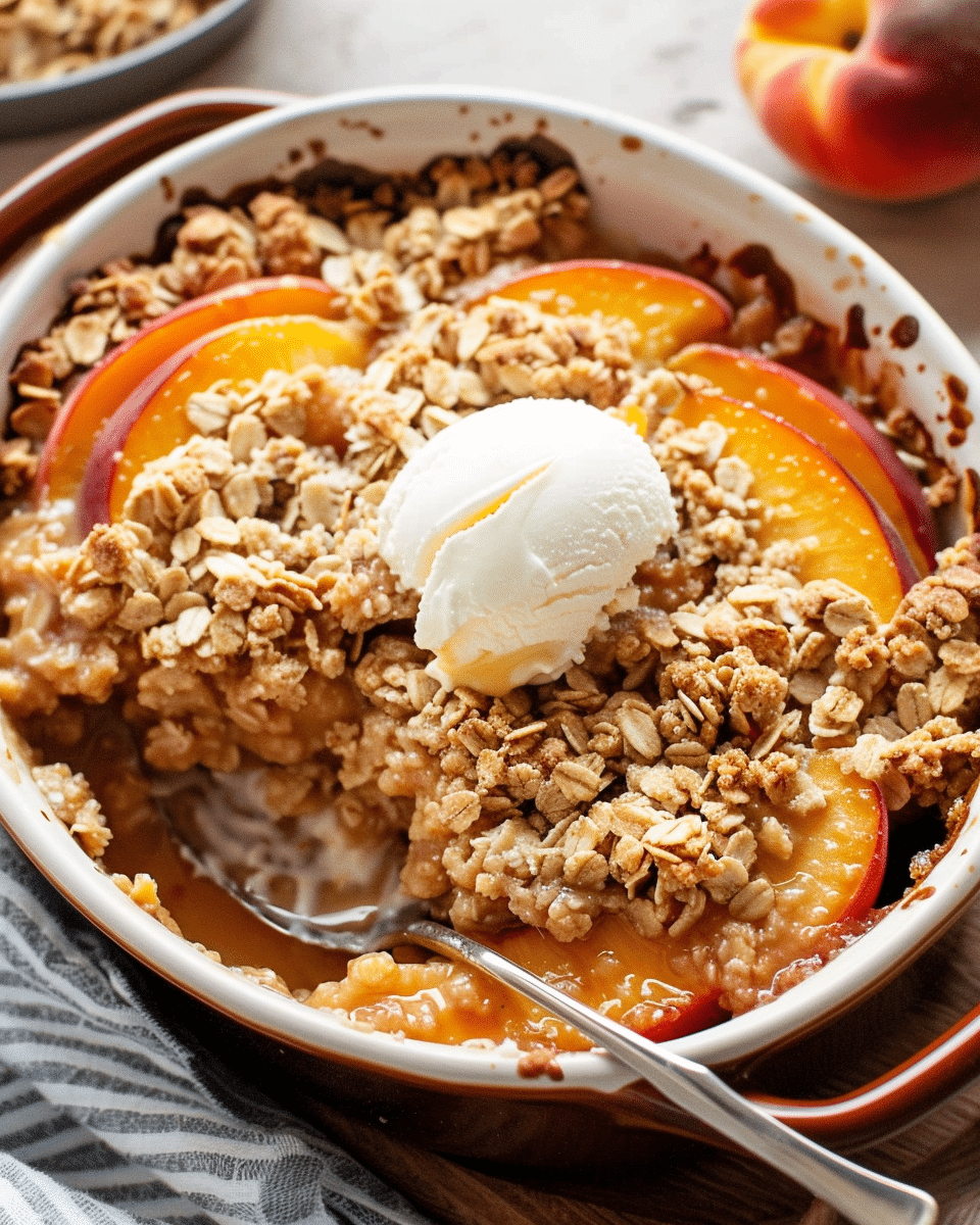 Peach Crisp