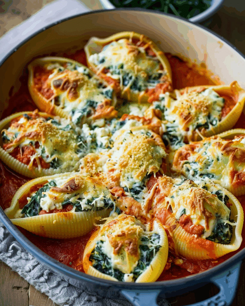 Spinach and Ricotta Stuffed Shells Recipe