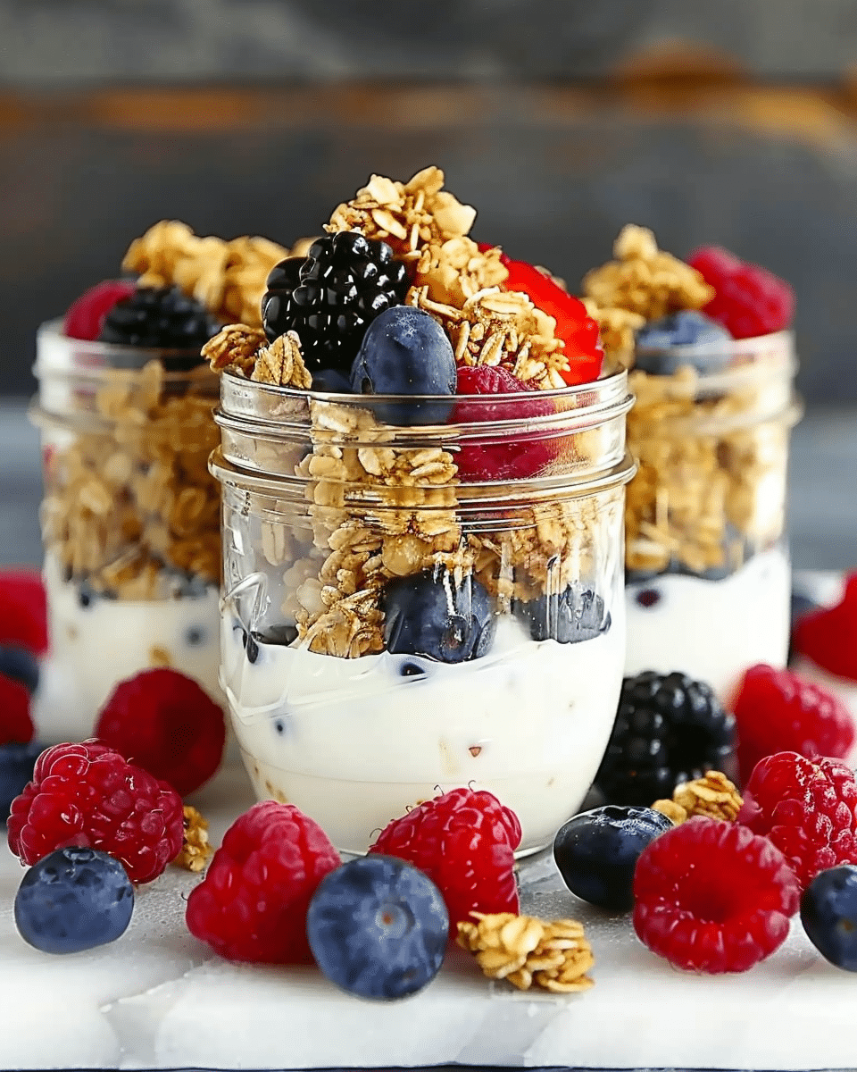 Make Ahead Fruit and Yogurt Parfaits
