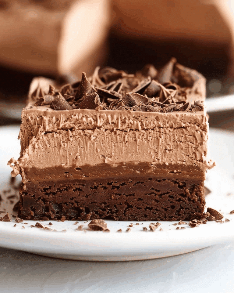 Chocolate Mousse Brownies Recipe