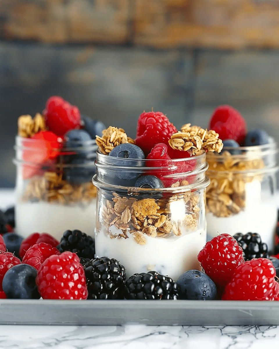 Make Ahead Fruit and Yogurt Parfaits