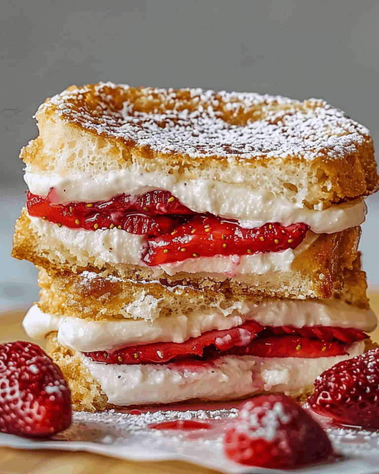 Fried Strawberry Cheesecake Sandwiches Recipe