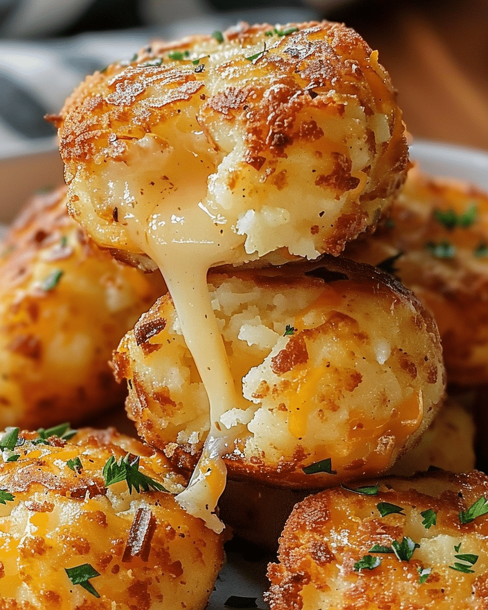 Mashed Potato Cheese Puffs