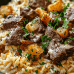 Steak & Queso Rice: A Hearty, Cheesy Meal for Busy Nights