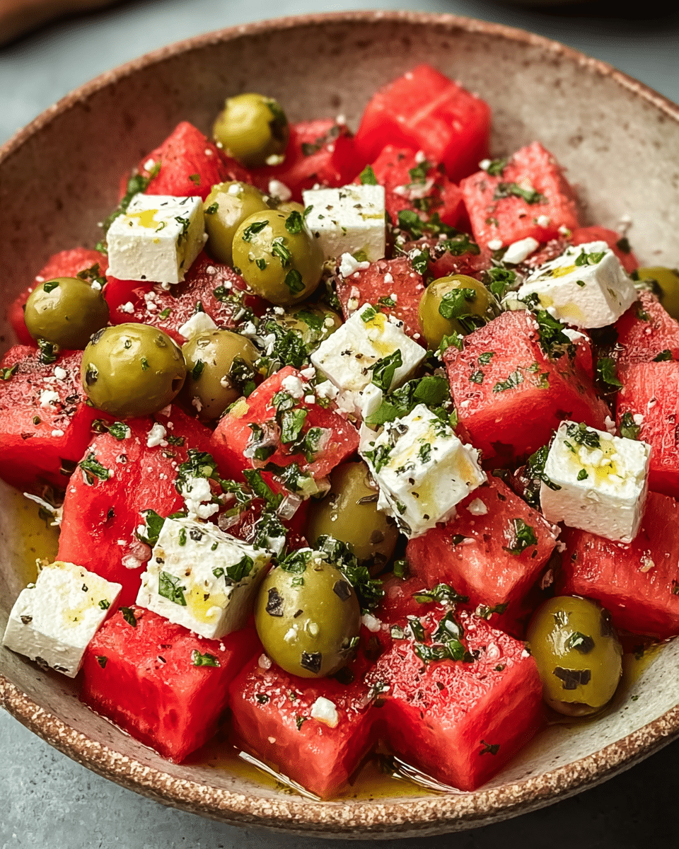 Watermelon Feta Salad