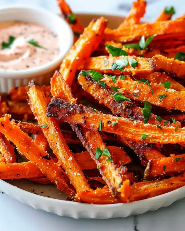 Air Fryer Carrot Fries (Easy Recipe)