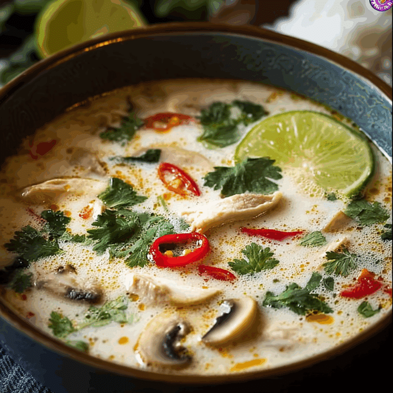 Authentic Tom Kha Gai Soup