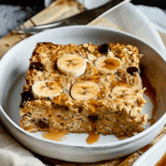 Banana Bread Baked Oatmeal (Protein Recipe)