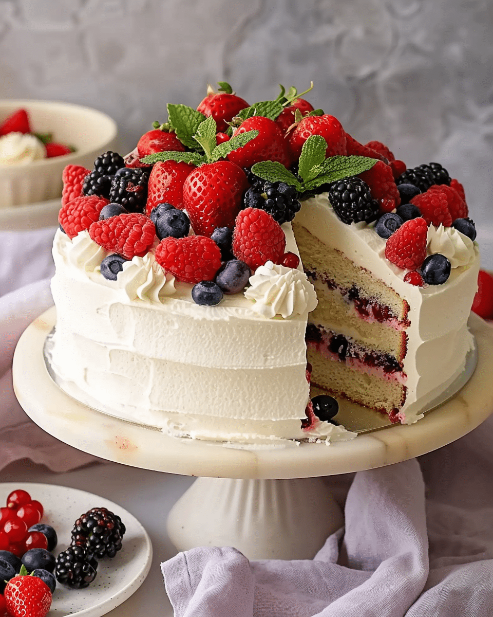 Berry Chantilly Cake