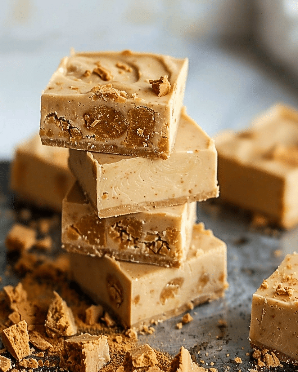 The Best Biscoff Fudge