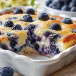 Blueberry Cottage Cheese Breakfast Bake