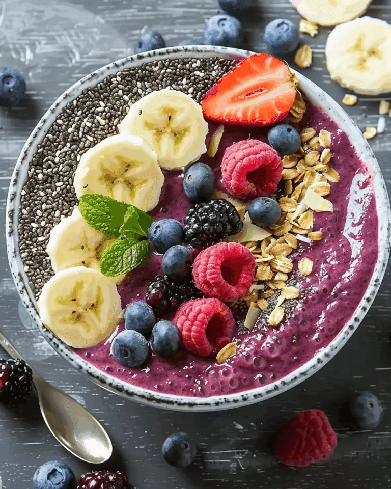 Breakfast Smoothie Bowl