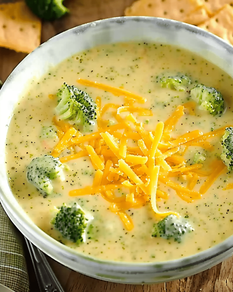 Easy Crock Pot Broccoli Cheese Soup