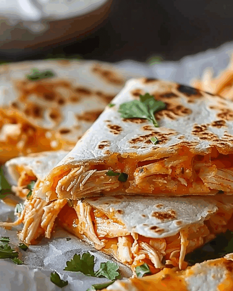 Buffalo Chicken Quesadillas