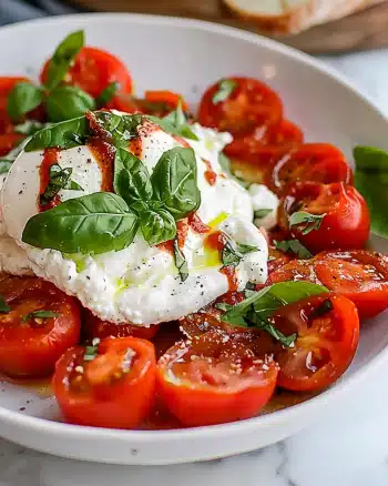 Burrata Tomato Salad (Simple Summer Appetizer Recipe)