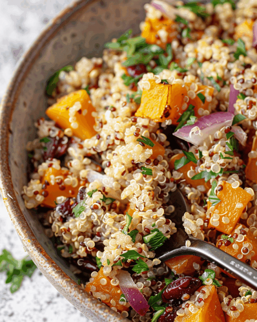 Butternut Squash Quinoa Salad Recipe