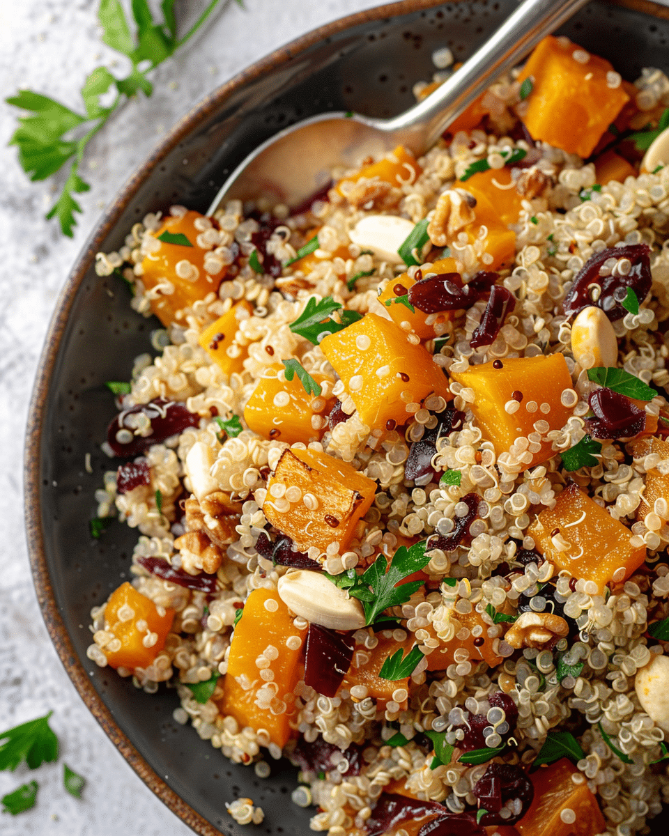 Butternut Squash Quinoa Salad Recipe