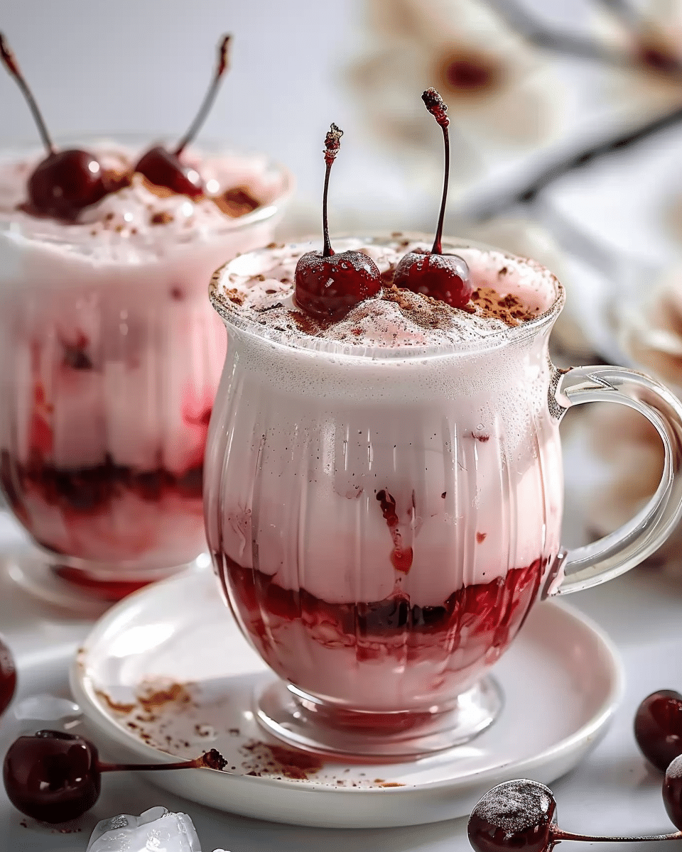 Cherry Earl Grey Milk Tea Recipe