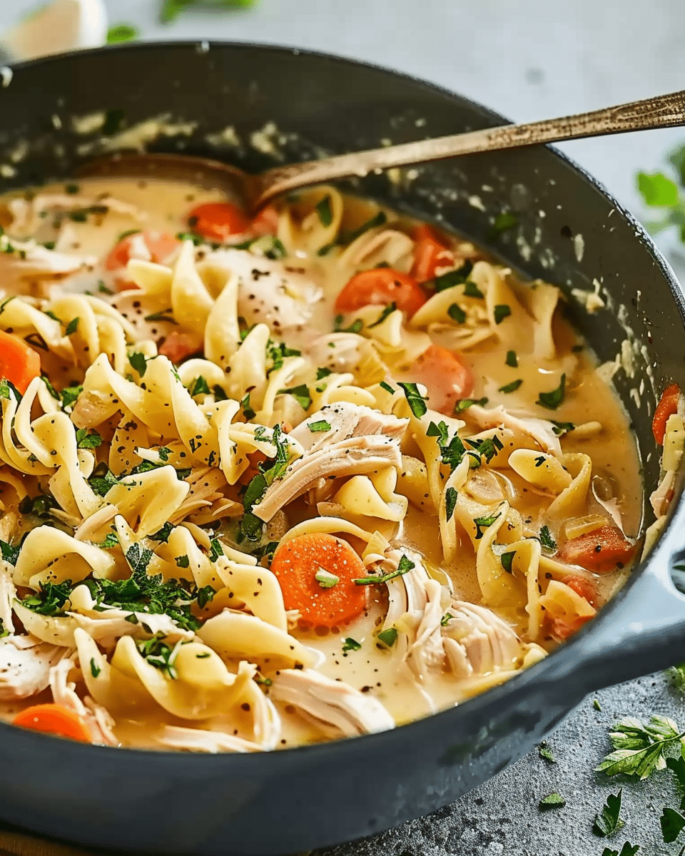 Creamy Chicken Noodle Soup