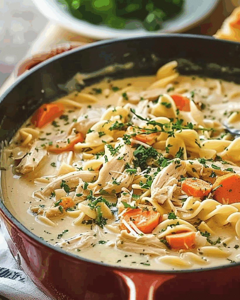 Creamy Chicken Noodle Soup