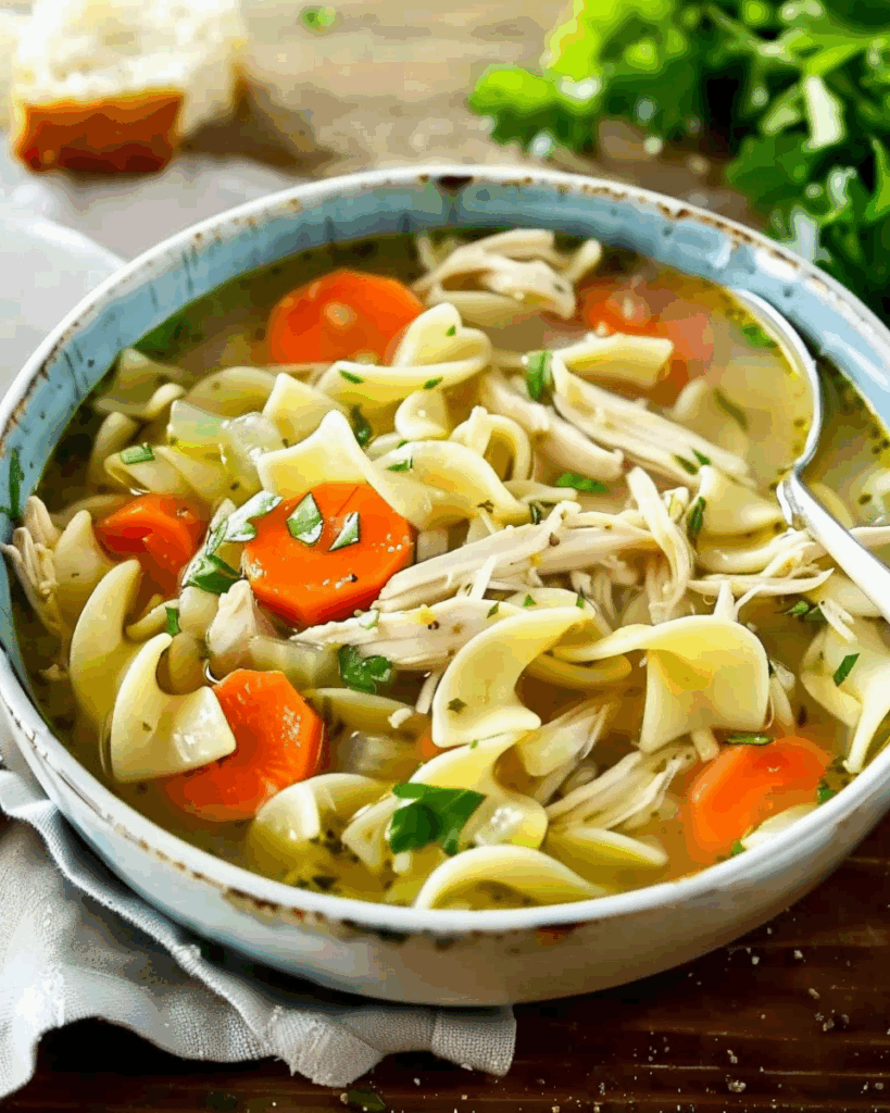 Rotisserie Chicken Noodle Soup