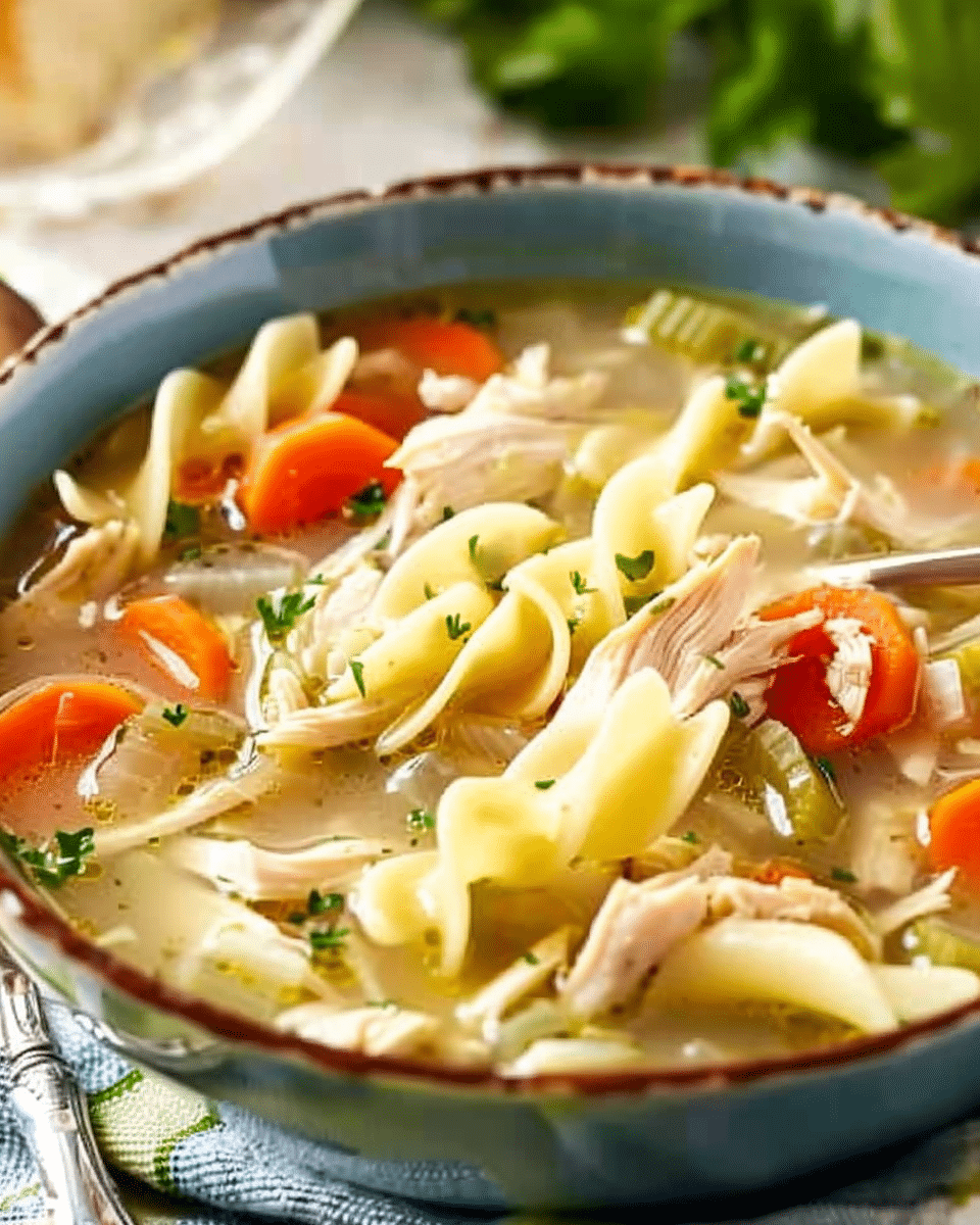 Rotisserie Chicken Noodle Soup