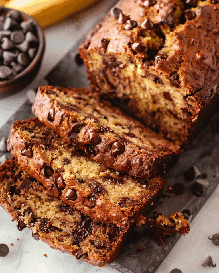 The Ultimate Chocolate Chip Banana Bread
