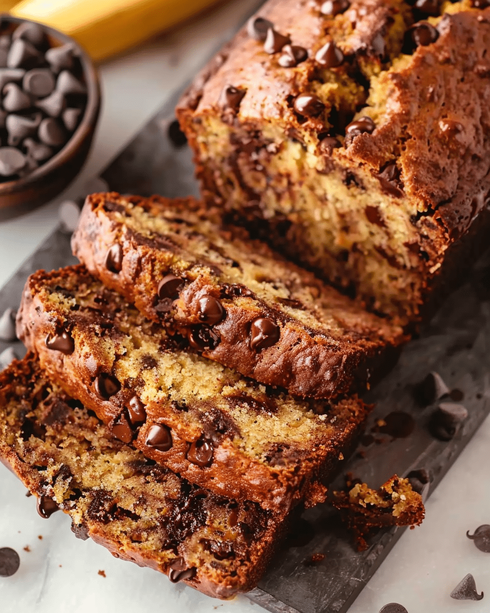 The Ultimate Chocolate Chip Banana Bread
