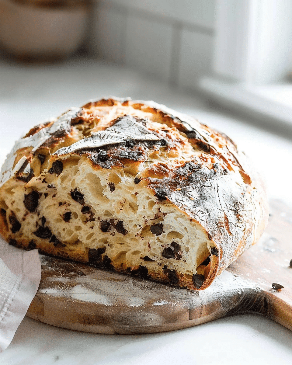 Chocolate Chip Sourdough Bread Recipe