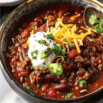 The BEST Easy Beef Chili