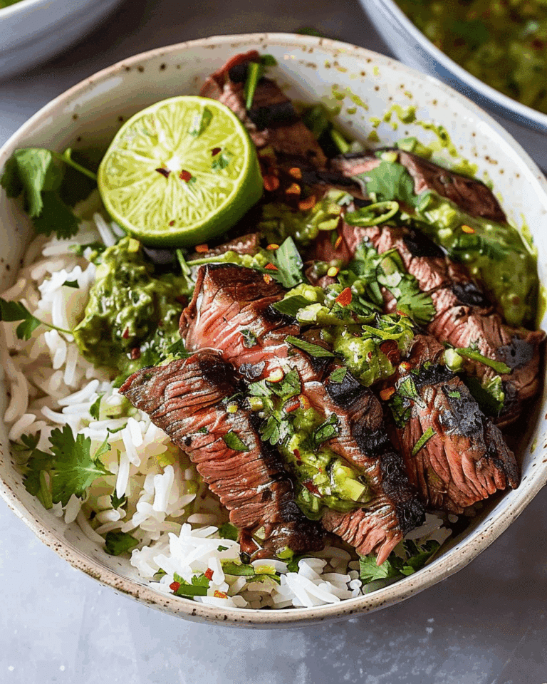 Cilantro Lime Steak Bowls