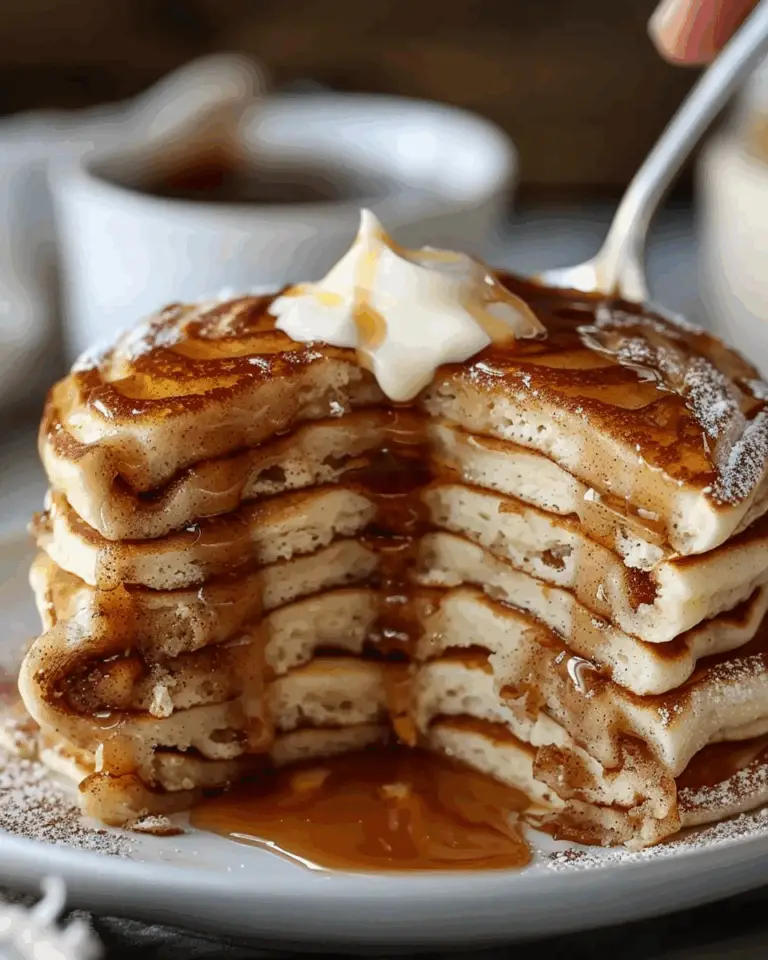 Cinnamon Roll Pancakes Recipe
