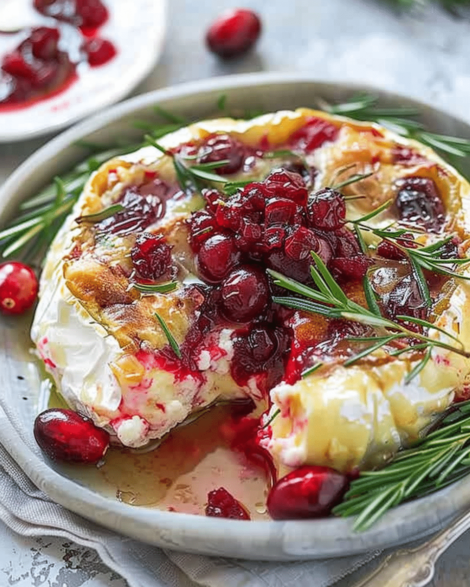 Cranberry Baked Brie