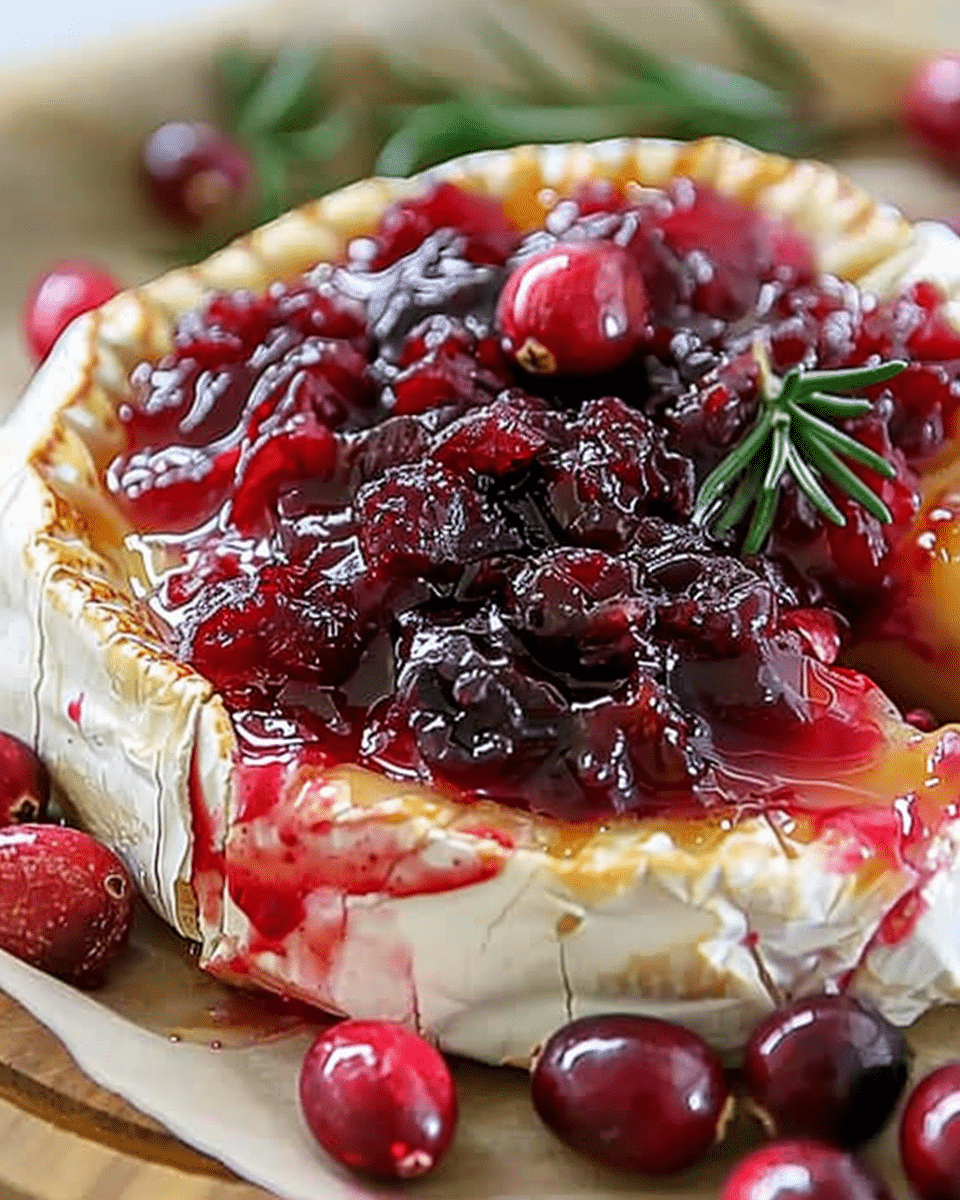 Cranberry Baked Brie