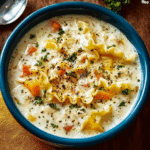Creamy White Lasagna Soup