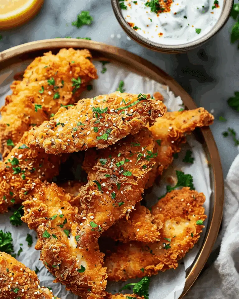 Crispy Oven Baked Chicken Tenders
