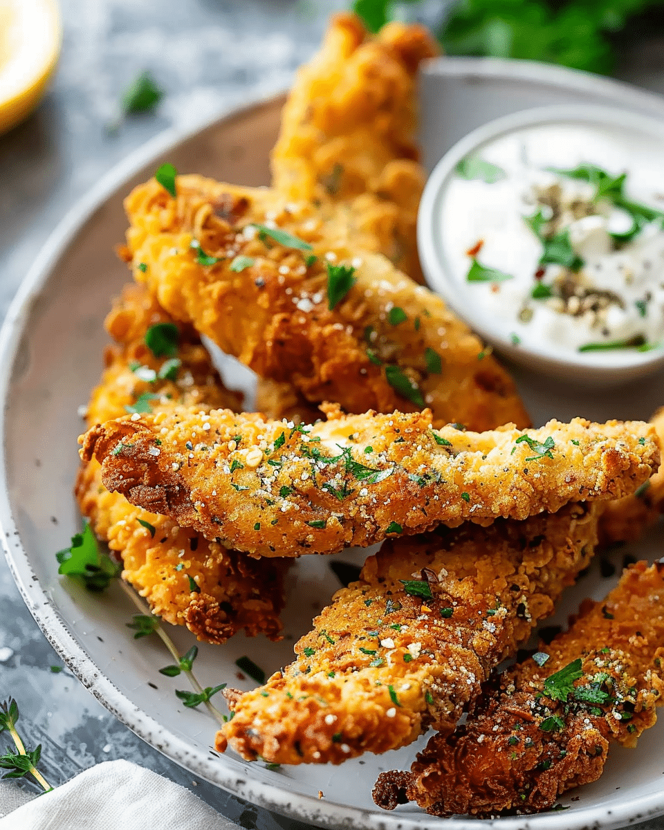 Crispy Oven Baked Chicken Tenders