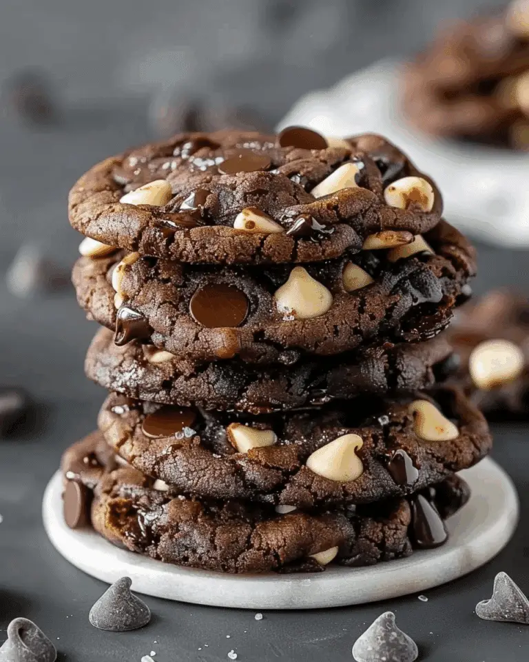 Crumbl Triple Chocolate Chip Cookies