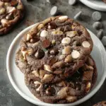 Crumbl Triple Chocolate Chip Cookies