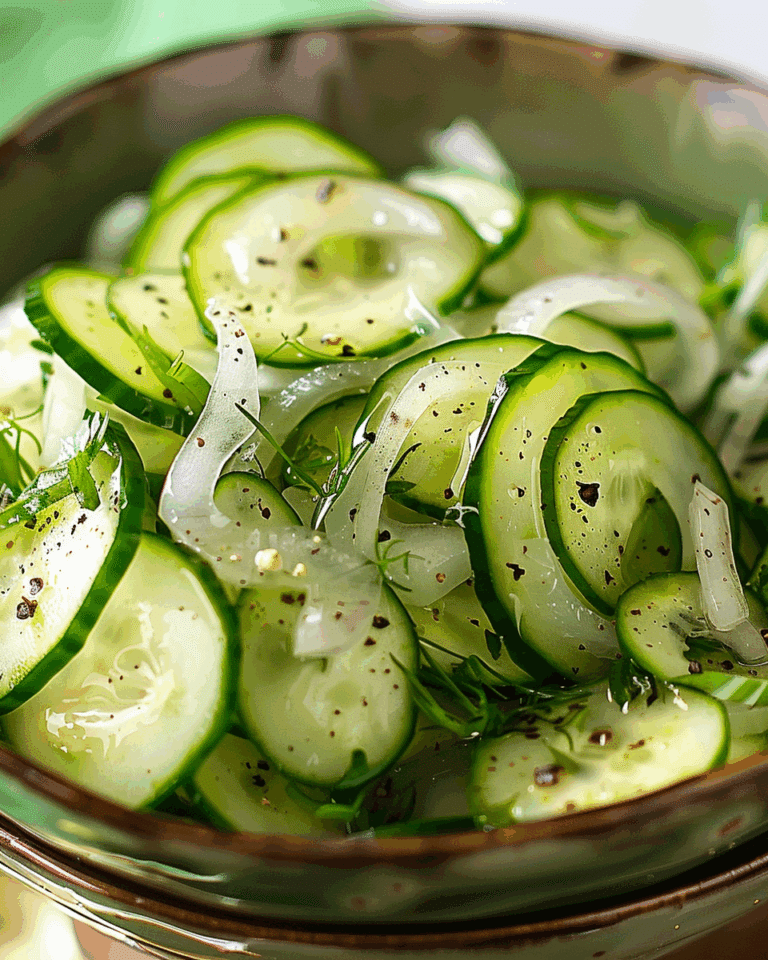Cucumber Vinegar Salad Recipe