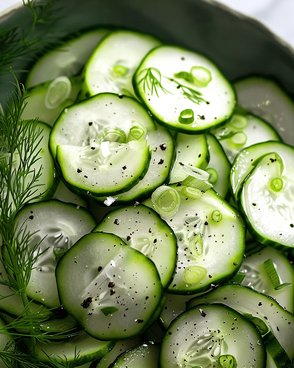 Cucumber Vinegar Salad Recipe