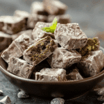 Dubai‑(ish) Chocolate Puppy Chow
