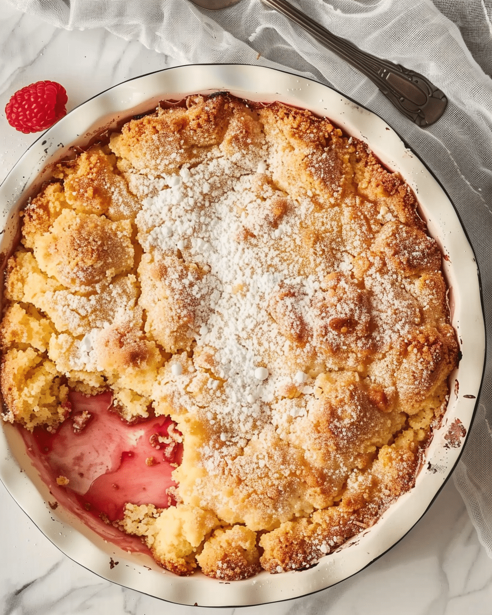 Strawberry Cheesecake Dump Cake Recipe