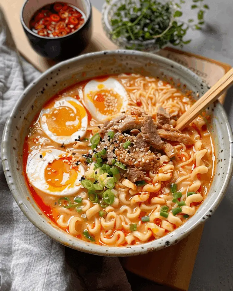 Easy Buldak Soup Ramen